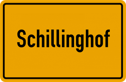 Ortsschild Schillinghof