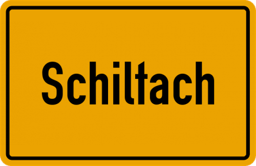 Ortsschild Stadt Schiltach