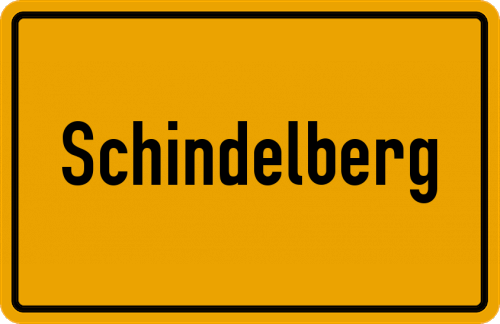 Ortsschild Schindelberg