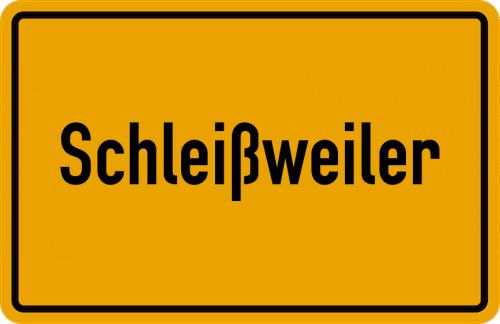 Ortsschild Schleißweiler