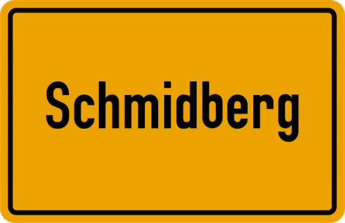 Ortsschild Schmidberg