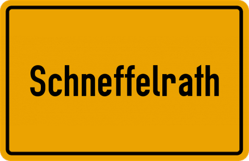 Ortsschild Schneffelrath