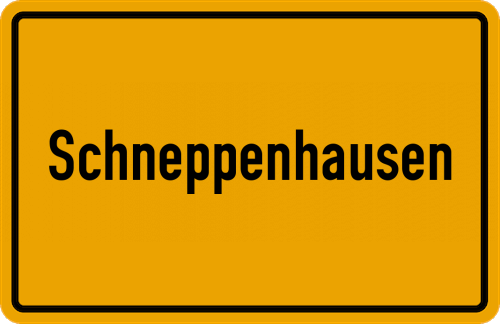 Ortsschild Schneppenhausen