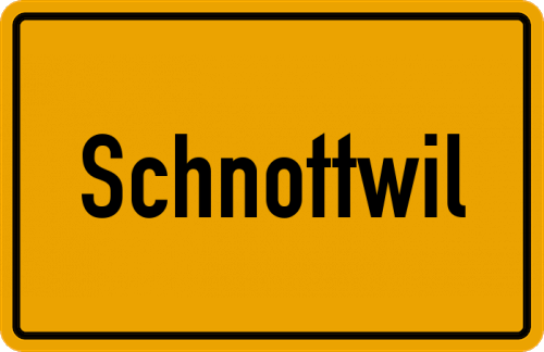Ortsschild Schnottwil