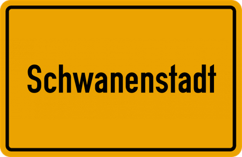 Ortsschild Schwanenstadt