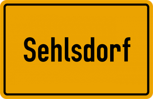 Ortsschild Sehlsdorf