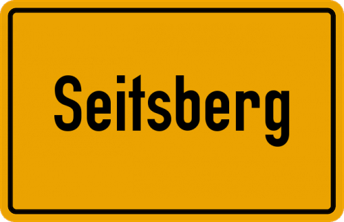 Ortsschild Seitsberg