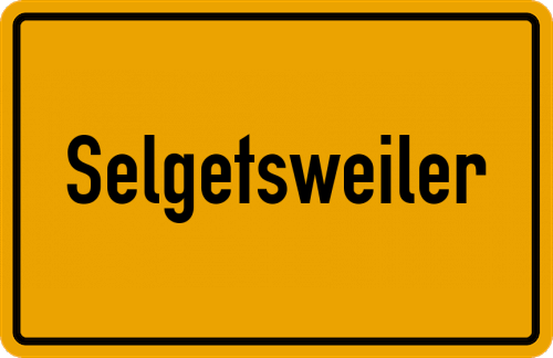 Ortsschild Selgetsweiler