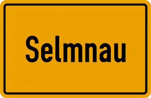 Ortsschild Selmnau, Bodensee