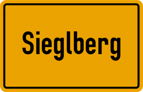 Ortsschild Sieglberg