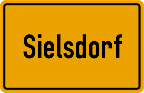 Ortsschild Sielsdorf