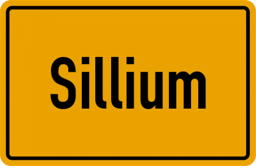 Ortsschild Sillium
