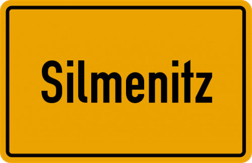 Ortsschild Silmenitz