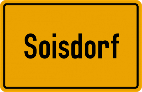 Ortsschild Soisdorf
