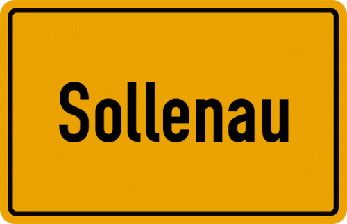 Ortsschild Sollenau