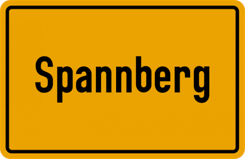 Ortsschild Spannberg
