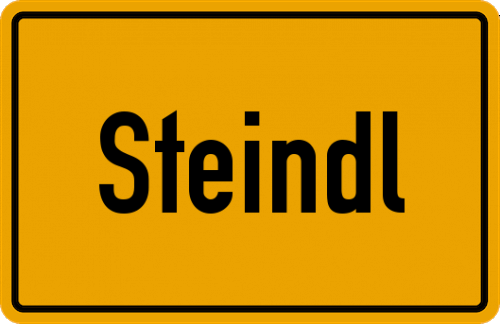 Ortsschild Steindl