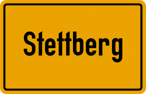 Ortsschild Stettberg