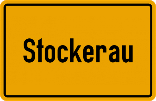 Ortsschild Stockerau