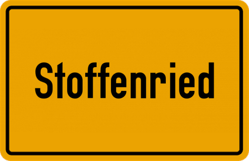 Ortsschild Stoffenried