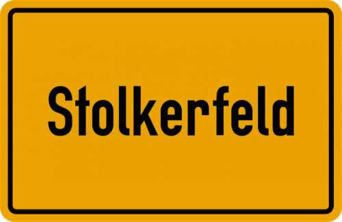 Ortsschild Stolkerfeld