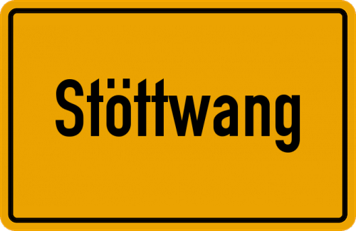 Ortsschild Stöttwang