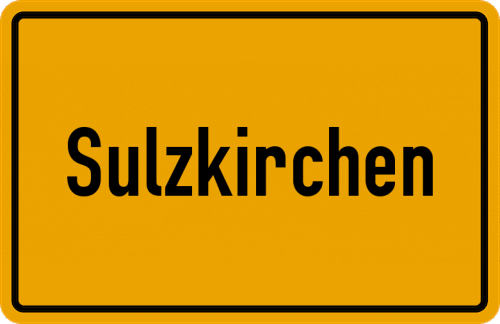 Ortsschild Sulzkirchen