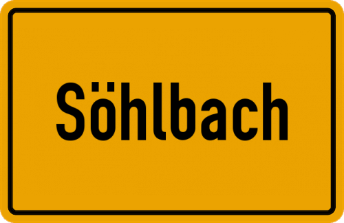 Ortsschild Söhlbach