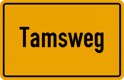Ortsschild Tamsweg