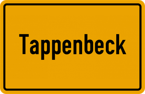 Ortsschild Tappenbeck