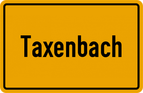 Ortsschild Taxenbach