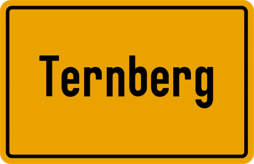 Ortsschild Ternberg