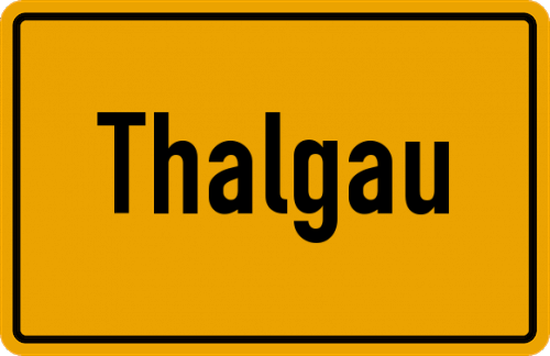 Ortsschild Thalgau