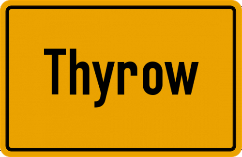 Ort Thyrow zum kostenlosen Download