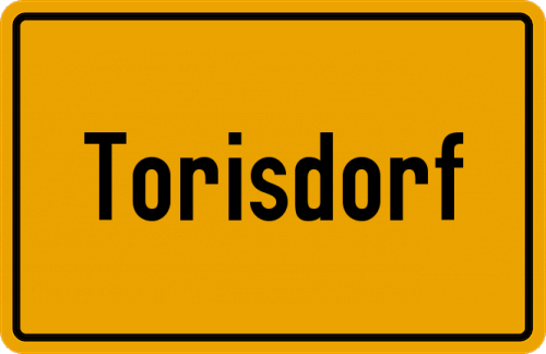 Ortsschild Torisdorf