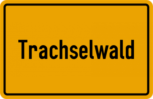 Ortsschild Trachselwald