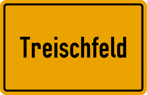 Ortsschild Treischfeld