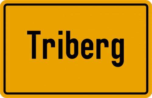 Ortsschild Triberg