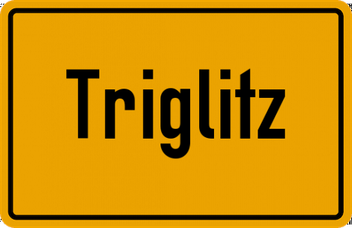 Ortsschild Triglitz