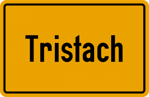 Ortsschild Tristach