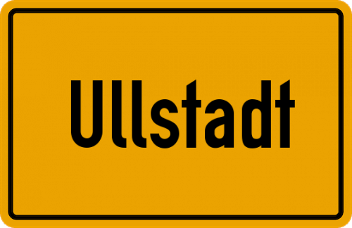 Ortsschild Ullstadt