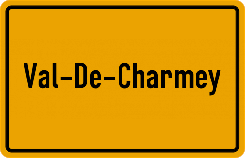 Ortsschild Val-de-Charmey