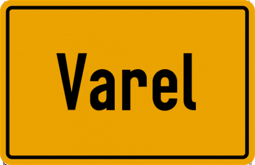 Ortsschild Varel