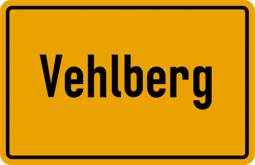 Ortsschild Vehlberg