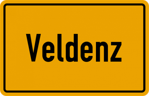 Ortsschild Veldenz