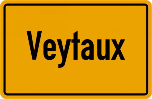 Ortsschild Veytaux
