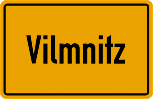 Ortsschild Vilmnitz