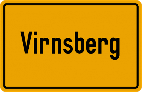Ortsschild Virnsberg, Mittelfranken