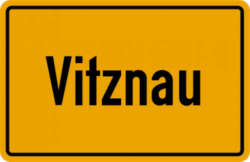 Ortsschild Vitznau