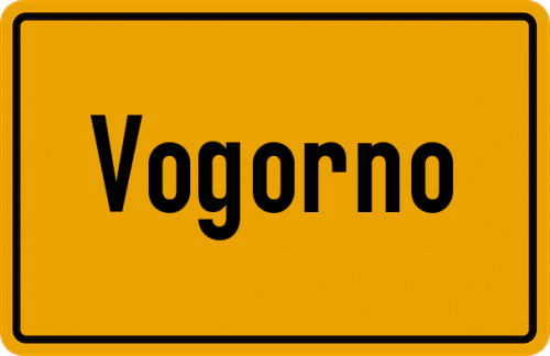 Ortsschild Vogorno